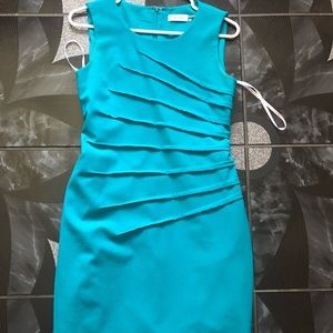 Blue Calvin Klein dress